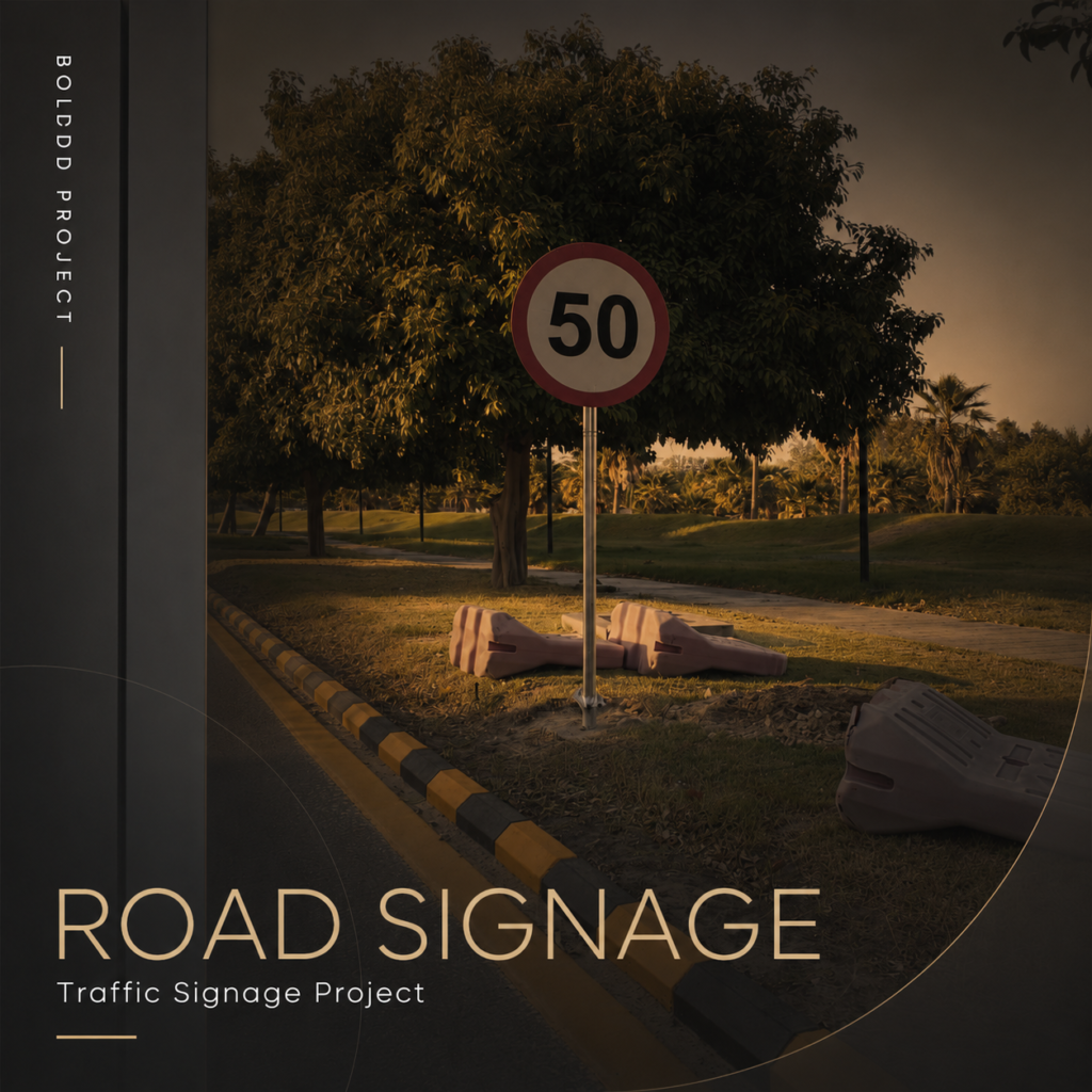 Traffic and Directional Signage Installation in Saudi Arabia